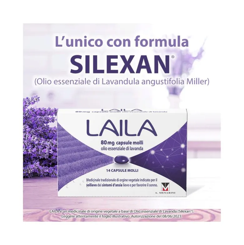Laila Per Ansia Lieve 14 Capsule Molli