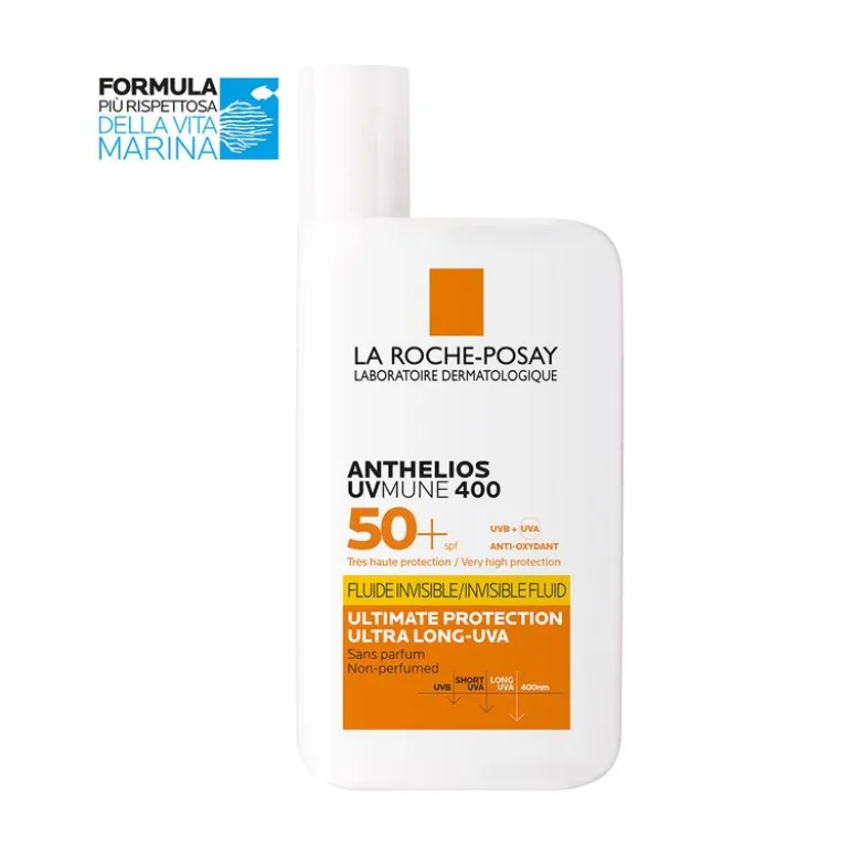 La Roche-Posay Anthelios UVMune 400 Fluido Invisibile Senza Profumo Viso 50ml SPF50+