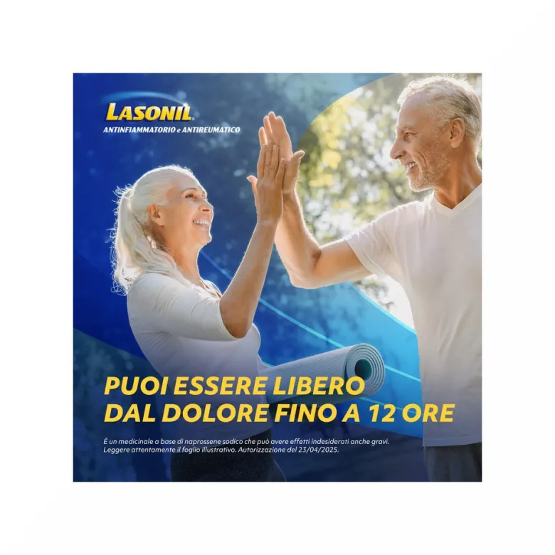 Lasonil Antidolorifico e Antinfiammatorio contro Dolore Muscolare e Articolare 24 Compresse