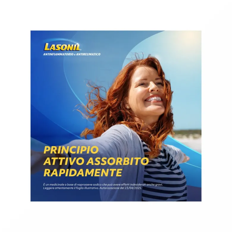 Lasonil Antidolorifico e Antinfiammatorio contro Dolore Muscolare e Articolare 24 Compresse