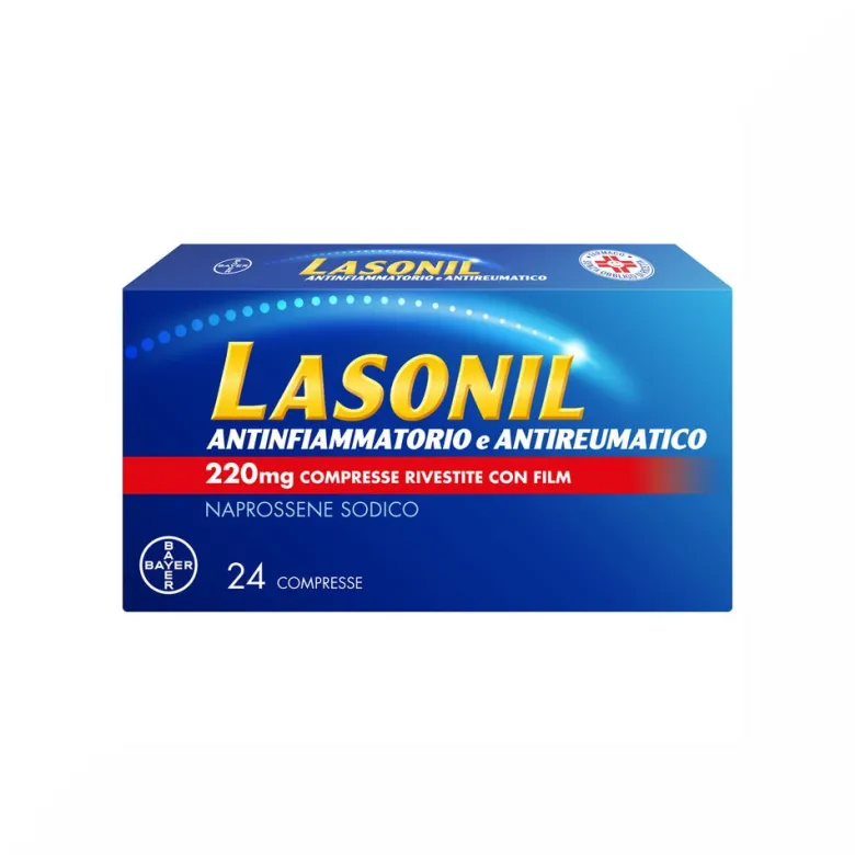 Lasonil Antidolorifico e Antinfiammatorio contro Dolore Muscolare e Articolare 24 Compresse