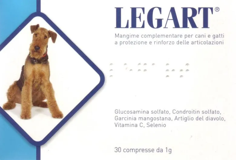 Legart utile nella protezione e buon funzionamento dell'apparato osteo-articolari di cani e gatti co