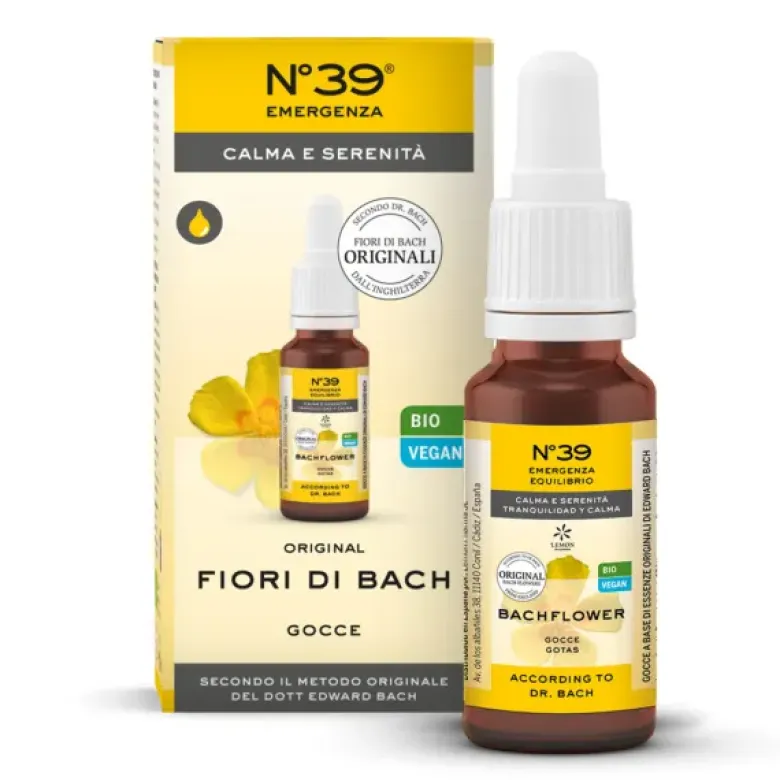 Lemon Pharma Miscela Bio N39 Ai Fiori Di Bach Gocce 20ml
