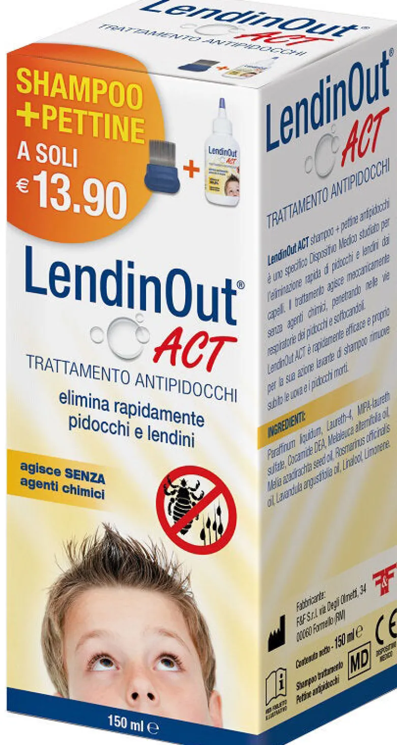 Lendinout Act Antipidocchi 150ml