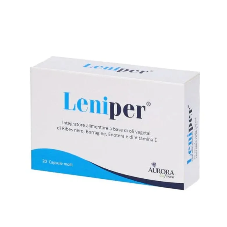 Leniper integratore stress ossidativo 20 capsule molli