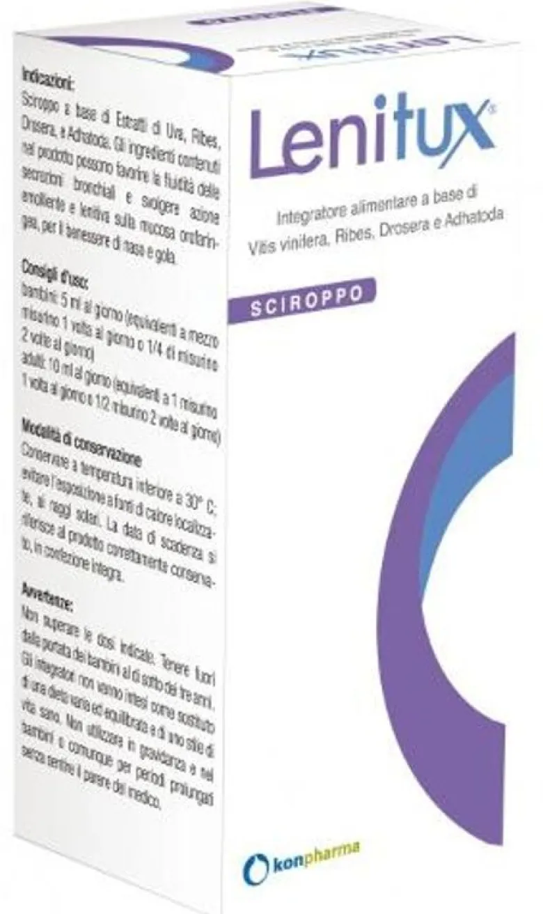 Lenitux lenitivo della tosse sciroppo 100ml