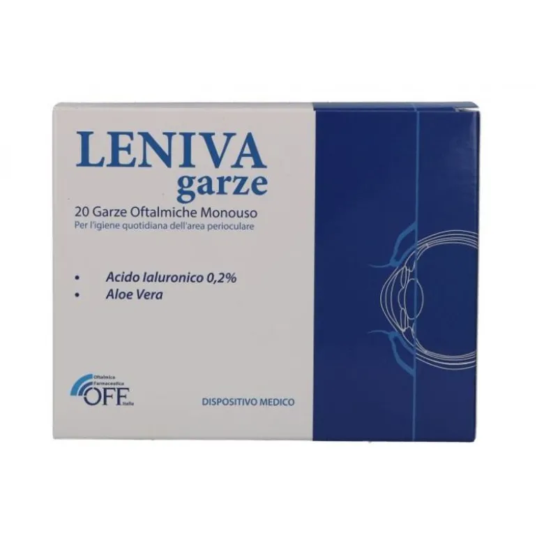 LENIVA 20 garze oftalmiche sterili