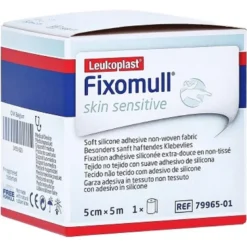 Leukoplast Fixomull Skin Sensitive garza adesiva in tessuto non tessuto 5cm x 5m
