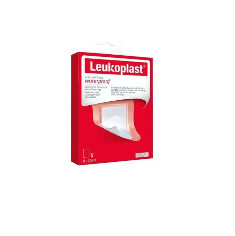 Leukoplast Waterproof Medicazione Post Operatoria Impermeabile 8x10cm 5 pezzi