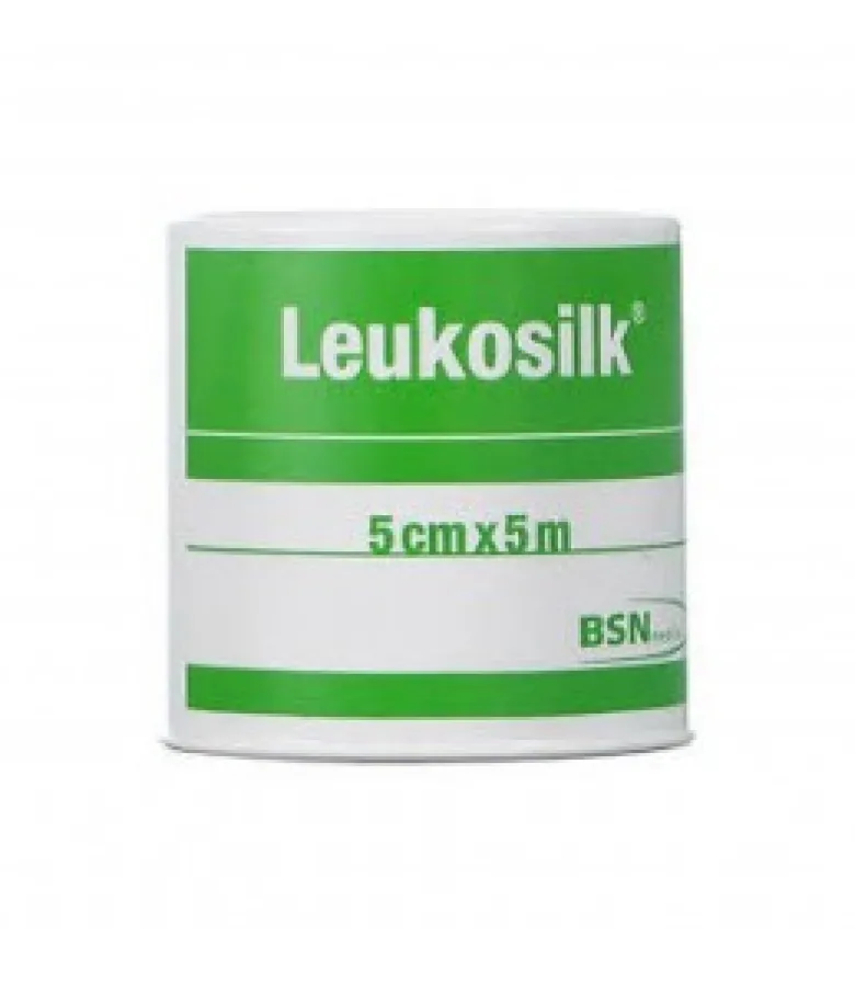 Leukosilk Cerotto su rocchetto in acetato di cellulosa mutuabile 5cm x5m