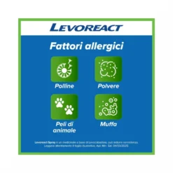 Levoreact Spray Nasale Antistaminico per Allergia Riniti Allergiche e Naso che Cola