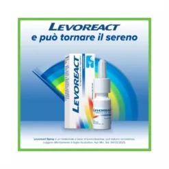 Levoreact Spray Nasale Antistaminico per Allergia Riniti Allergiche e Naso che Cola
