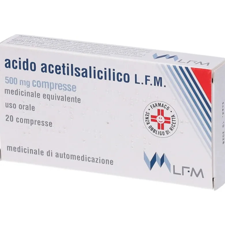 LFM Acido Acetilsalicilico 500mg 20 compresse