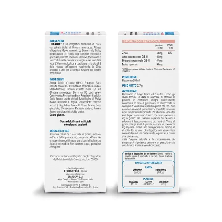 Libratux soluzione orale lenitivo della mucose 200ml