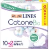 Lines Cotone Bio 12 Assorbenti Ultra Con Ali