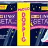 Lines Seta Ultra Assorbenti Notte Con Ali Pacco Doppio 16 Pezzi