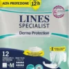Lines Specialist Derma Protection Pannolone A Mutandina Taglia M 12 Pezzi