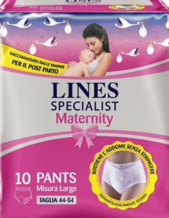 Lines Specialist Maternity Mutandine Post Parto Taglia L 10 Pants
