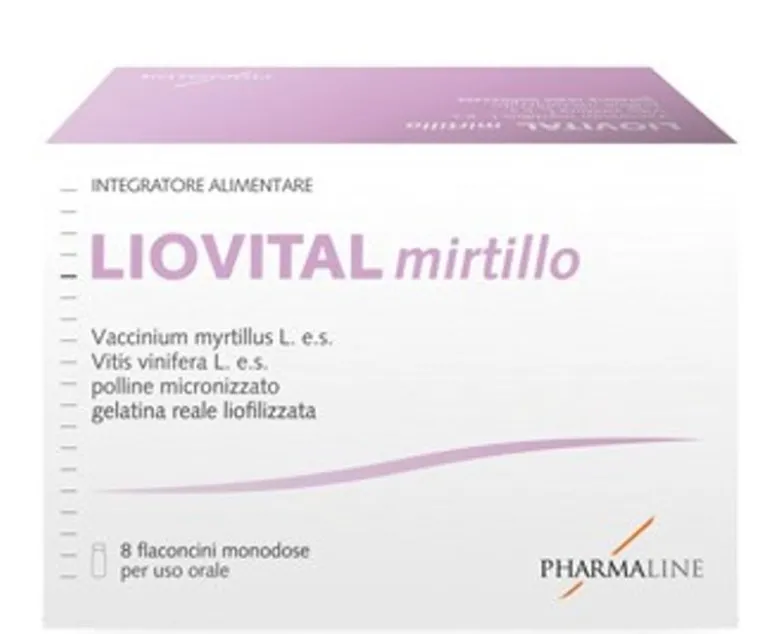 Liovital Mirtillo utile per la microcircolazione 8 flaconcini da 10ml