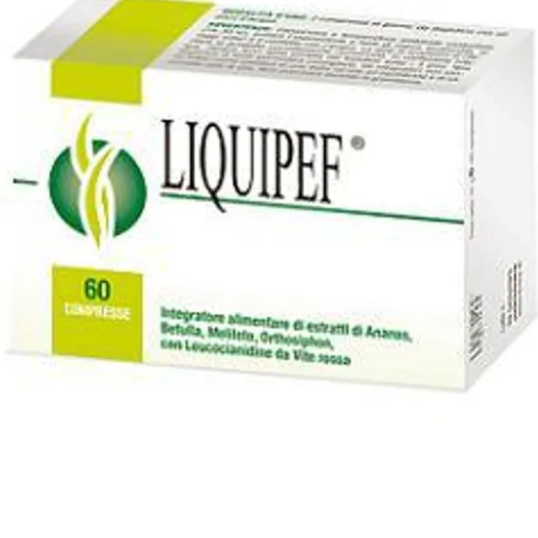 Liquipef 60 Compresse - Integratore Drenante Naturale