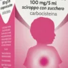 Lisomucil Bambini Sciroppo con zucchero 100 mg/5 ml gusto lampone 200ml