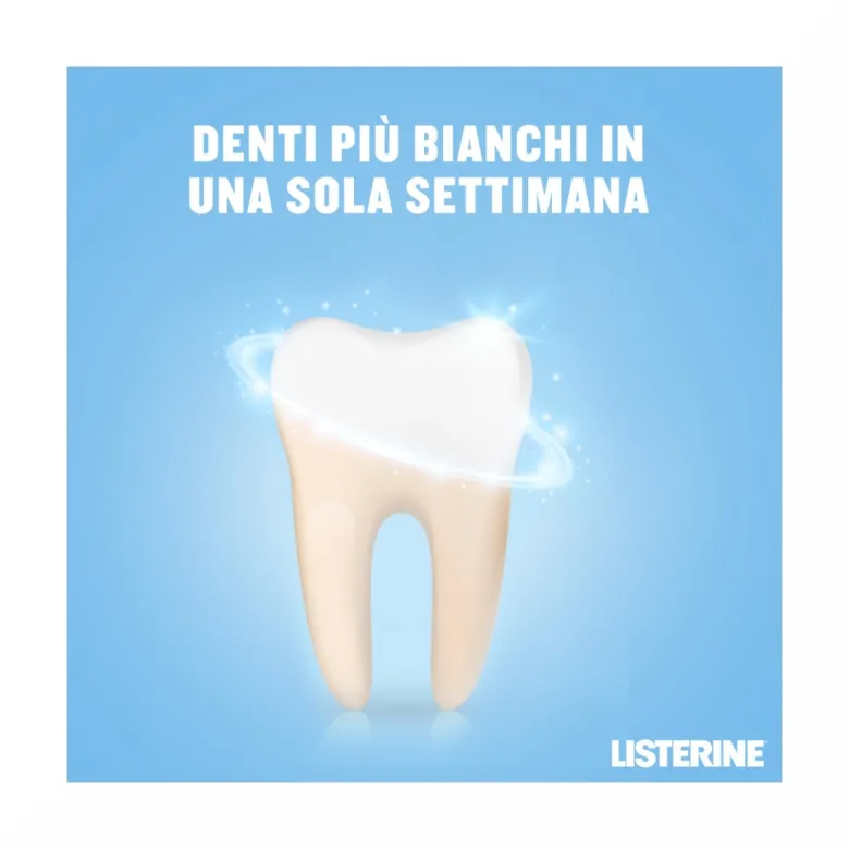 Listerine Advanced White Collutorio Gusto Delicato 500ml