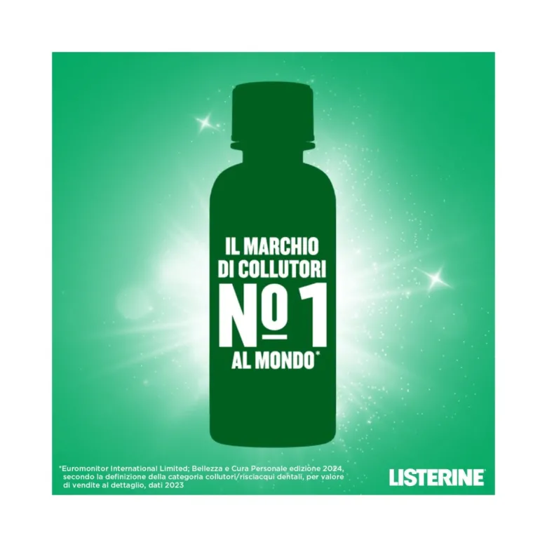 Listerine Collutorio difesa denti e gengive formato viaggio 95ml