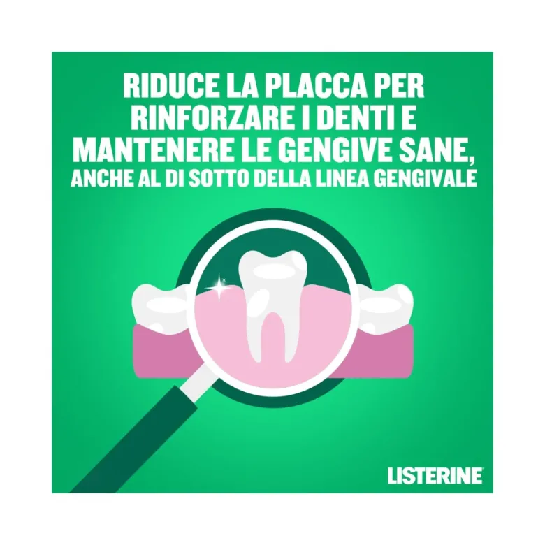 Listerine Collutorio difesa denti e gengive formato viaggio 95ml