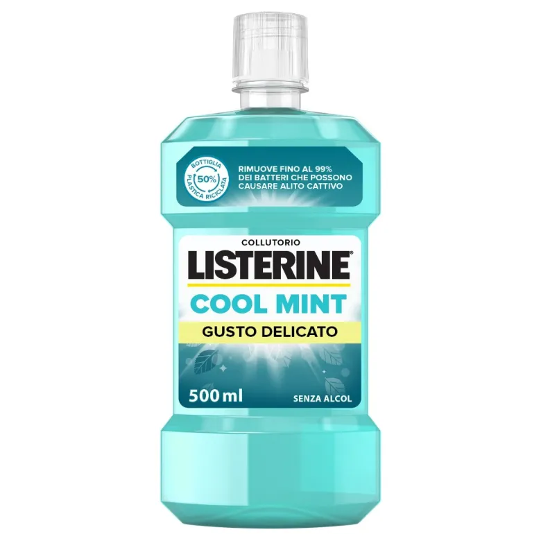 Listerine Cool Mint Collutorio Gusto Delicato 500ml