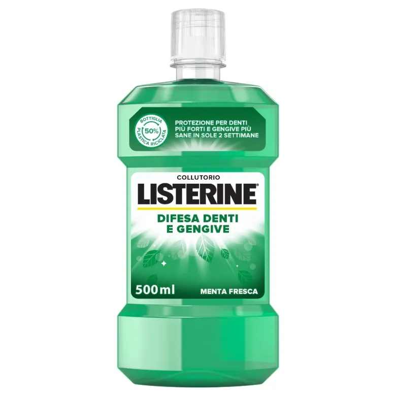 Listerine Difesa Denti e Gengive gusto menta fresca 500ml