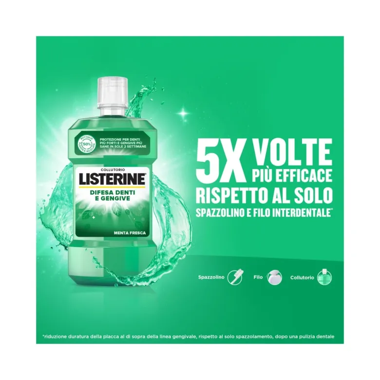 Listerine Difesa Denti E Gengive Collutorio 250ml