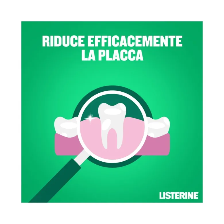 Listerine Difesa Denti&Gengive Collutorio protettivo 500ml gusto menta delicata