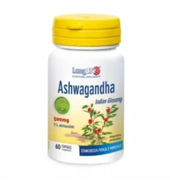 Longlife Ashwagandha per il benessere fisico e mentale 60 capsule vegetali
