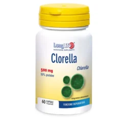 Longlife Clorella integratore alimentare utile per la funzione depurativa 60 capsule