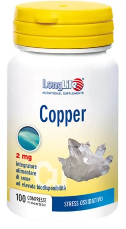 Longlife Copper 100 Compresse Rivestite