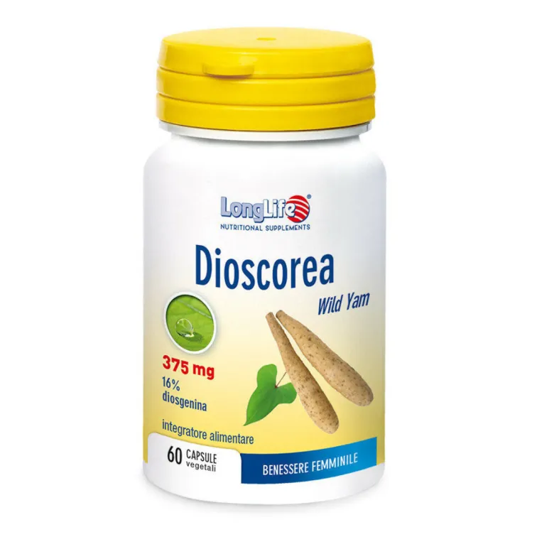 Longlife Dioscorea 300mg Benessere femminile 60 capsule vegetali
