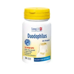 Longlife Duodophilus integratori di fermenti lattici vivi e attivi 30 capsule vegetali