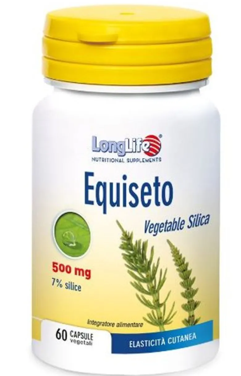 Longlife Equiseto 500mg elasticità cutanea 60 capsule