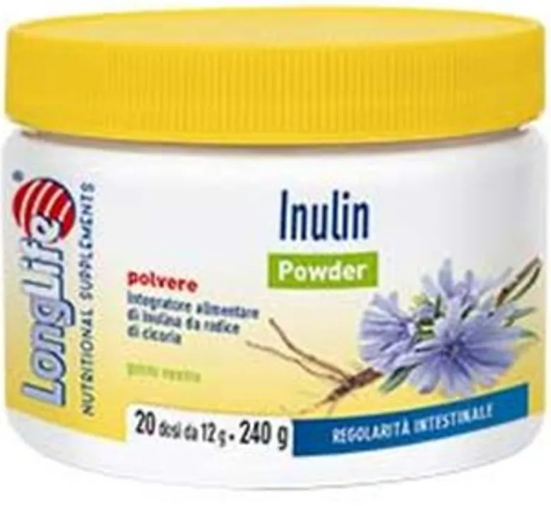 Longlife Inulin Powder integratore alimentare utile per la regolarità intestinale 240g