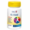 Longlife K-2 Gold 60 Perle - Vitamina K2 Alta Qualità