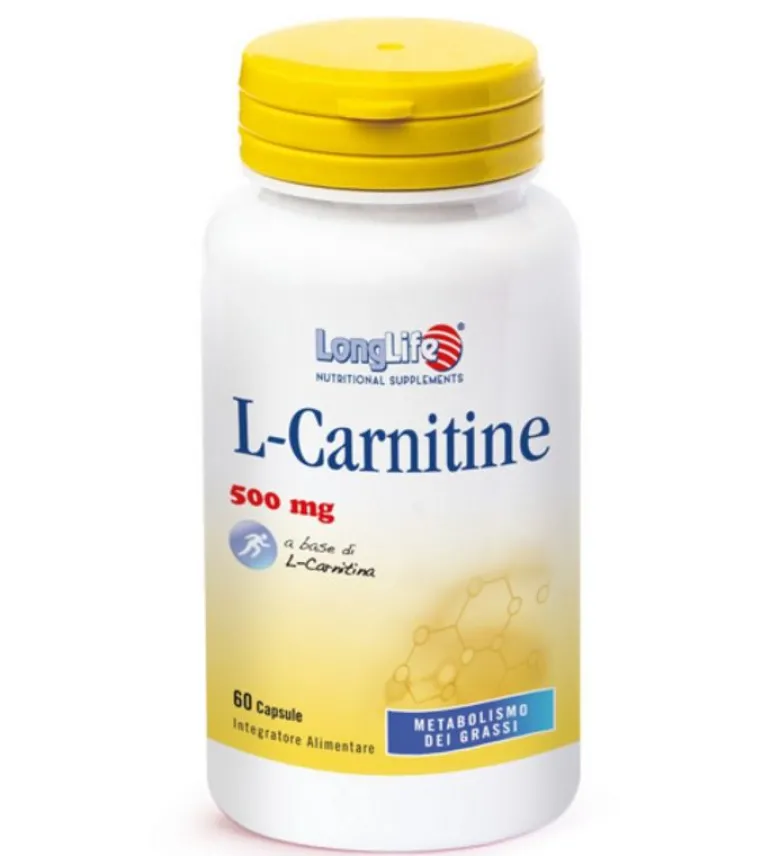 Longlife L-Carnitine metabolismo dei grassi 60 capsule