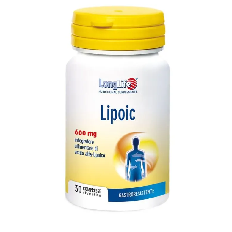 Longlife Lipoic 600mg antiossidante 30 compresse