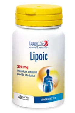Longlife Lipoic 300mg proenergetico 60 capsule vegetali