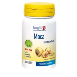 Longlife Maca 300mg utile contro la stanchezza fisica e mentale 60 capsule