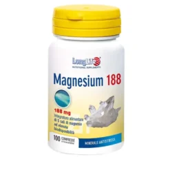 Longlife Magnesium 188 per ridurre la stanchezza e l'affaticamento 100 compresse