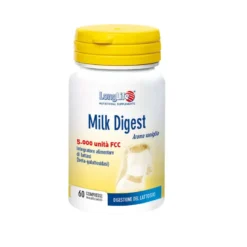 LongLife Milk Digest 5.000 Unità FCC Digestione Del Lattosio 60 Compresse