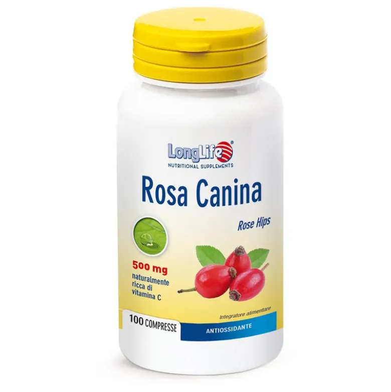 Longlife Rosa Canina Antiossidante Ricostituente 100 compresse