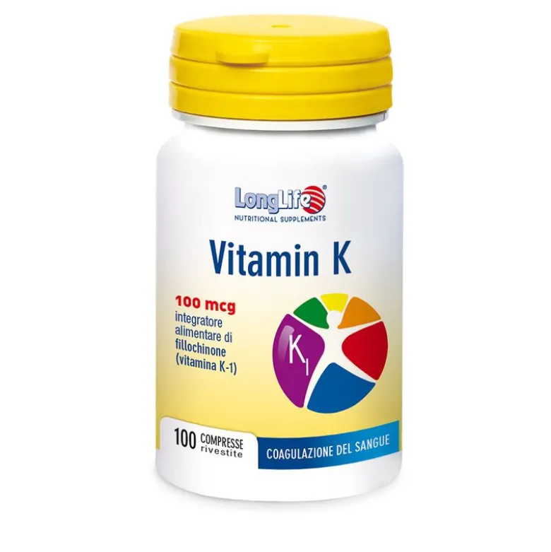 Longlife Vitamin K Benessere Delle Ossa 100 Compresse