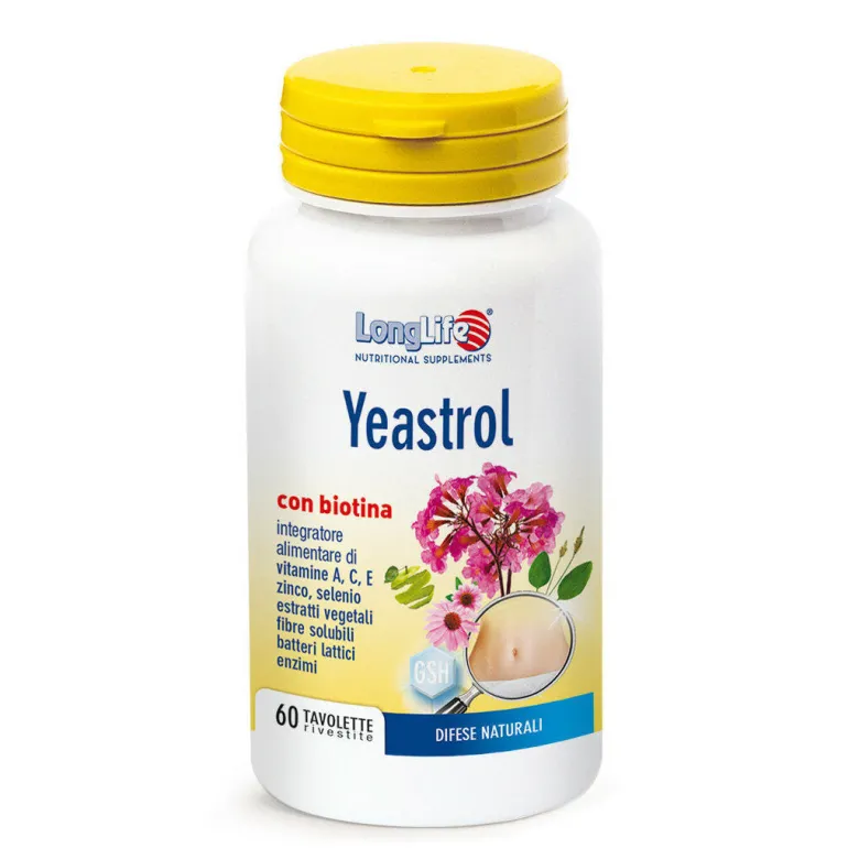 Longlife Yeastrol difese naturali 60 tavolette