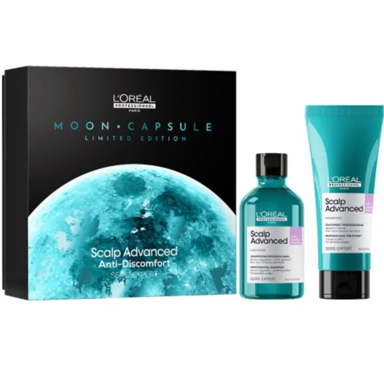 L'Oréal Professionnel Paris - Cofanetto Scalp Advanced Anti-Discomfort, per cuoio capelluto sensibile.